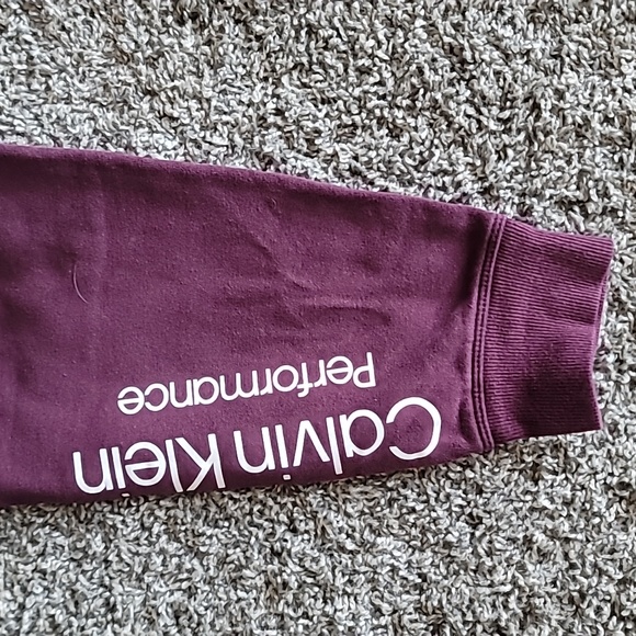Calvin Klein Purple Performance Sweatpants - Picture 8 of 11